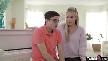 Play Busty MILF piano teacher Bunny Madison gave incentive to her young student