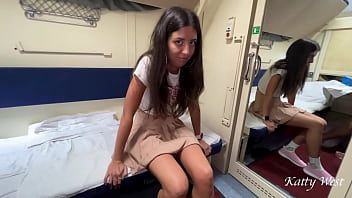 Play Public Pickup - Picked up a hottie at the train station and fucked her on the train