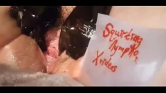 Play Fisting Her Hairy Pussy for a Slutty Verification