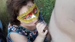 Play BBW Russian MILF Gets Public Sex in Nature