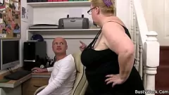 Play Busty BBW Boss Gives Sloppy Titjob for Promotion