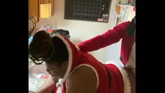 Play BBW MILF Gets Big Black Cock for Xmas