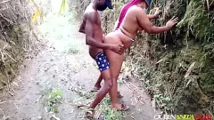 Play Black BBW Couple's Rough Outdoor Sex Session