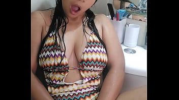 Play I'm very hot and my boyfriend hasn't visited me for days. I masturbate with my dildo