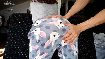 Play 18 yo spank hard big Asian teen ass non-stop fingering doggy style
