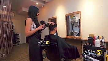 Play ModelMedia Asia-Barber Shop Bold Sex-Ai Qiu-MDWP-0004-Best Original Asia Porn Video