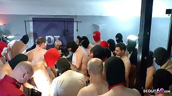 Play Pussy Full of Sperm - German Creampie Bukkake Gangbang